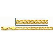 14K Yellow Gold 3 9mm Cuban Link Chain