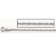 Sterling Silver 1 75mm Diamond Cut Rope Chain