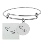 Personalized Handwriting Expandable Bracelet