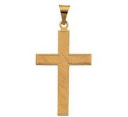 14K Yellow Gold CROSS PENDANT