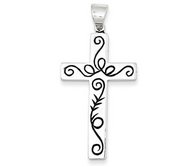 Sterling Silver Latin Cross Pendant