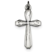 Sterling Silver Antiqued Cross Pendant