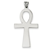 Sterling Silver Ankh Cross Pendant