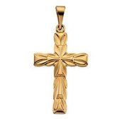 14K Yellow Gold CROSS PENDANT