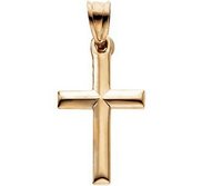 14K Yellow Gold CROSS PENDANT