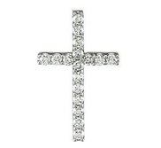 Petite Diamond Cross