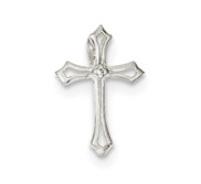 Sterling Silver CZ Cross Charm