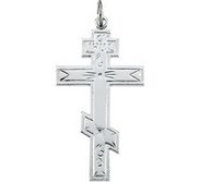 Sterling Silver ST  ANDREWS CROSS