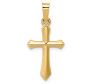 14k Polished Cross Pendant