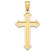 14k Passion Cross Pendant