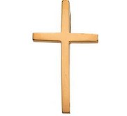 14K Yellow Gold CROSS PENDANT