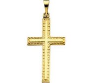 14K Yellow Gold CROSS PENDANT