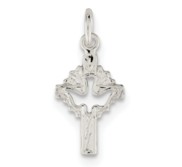 Sterling Silver Dove Cross Charm