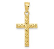 10k Cross Pendant