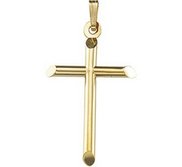 14K Yellow Gold CROSS PENDANT