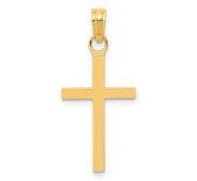 14k Polished Cross Pendant