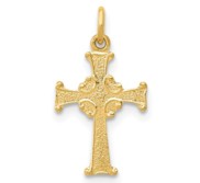 14k Celtic Cross Charm