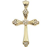 Diamond Cross Pendant