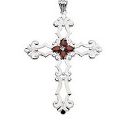 BIRTHSTONE CROSS