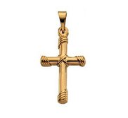 14K Yellow Gold CROSS PENDANT