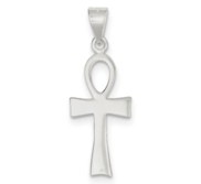 Sterling Silver Ankh Cross Pendant