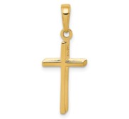 14k Polished Cross Pendant