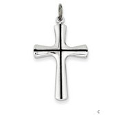 Sterling Silver Enamel Cross Pendant