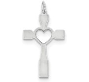 Sterling Silver Laser Designed Cross Pendant