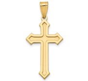 14k Passion Cross Pendant