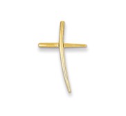 14k Polished Cross Pendant