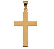 14K Yellow Gold CROSS PENDANT