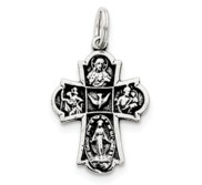 Sterling Silver Cross Charm