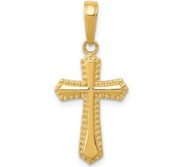 14k Passion Cross Pendant