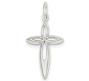 Sterling Silver Passion Cross Charm