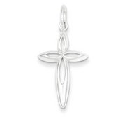 Sterling Silver Passion Cross Charm