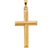 14K Yellow Gold CROSS PENDANT