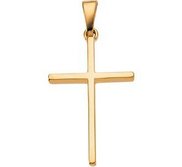 14K Yellow Gold CROSS PENDANT