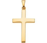 14K Yellow Gold CROSS PENDANT