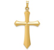 14k Polished Passion Cross Pendant