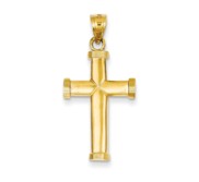 14k Polished Latin Cross Pendant