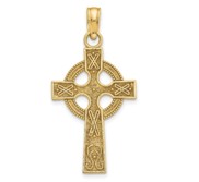 14k Celtic Cross Pendant