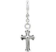 Sterling Silver Cross 1 2in Dangle Enhancer