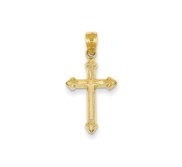 14k Passion Cross Pendant