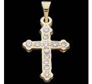 CROSS PENDANT W DIAMOND  s R41023