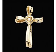 CROSS PENDANT W DIAMOND  s R41059D