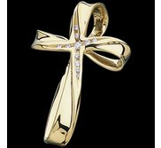 CROSS PENDANT W DIAMOND  s R41060D