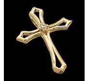 CROSS PENDANT W DIAMOND  s R8292D