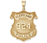 Personalized Police Shield Ohio Badge with Your Department and Number