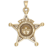 Personalized Ohio Sheriff Badge with Rank  Number   Dept 