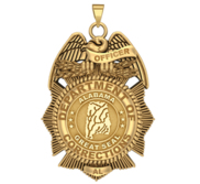 Personalized Alabama Corrections Badge with Your Number